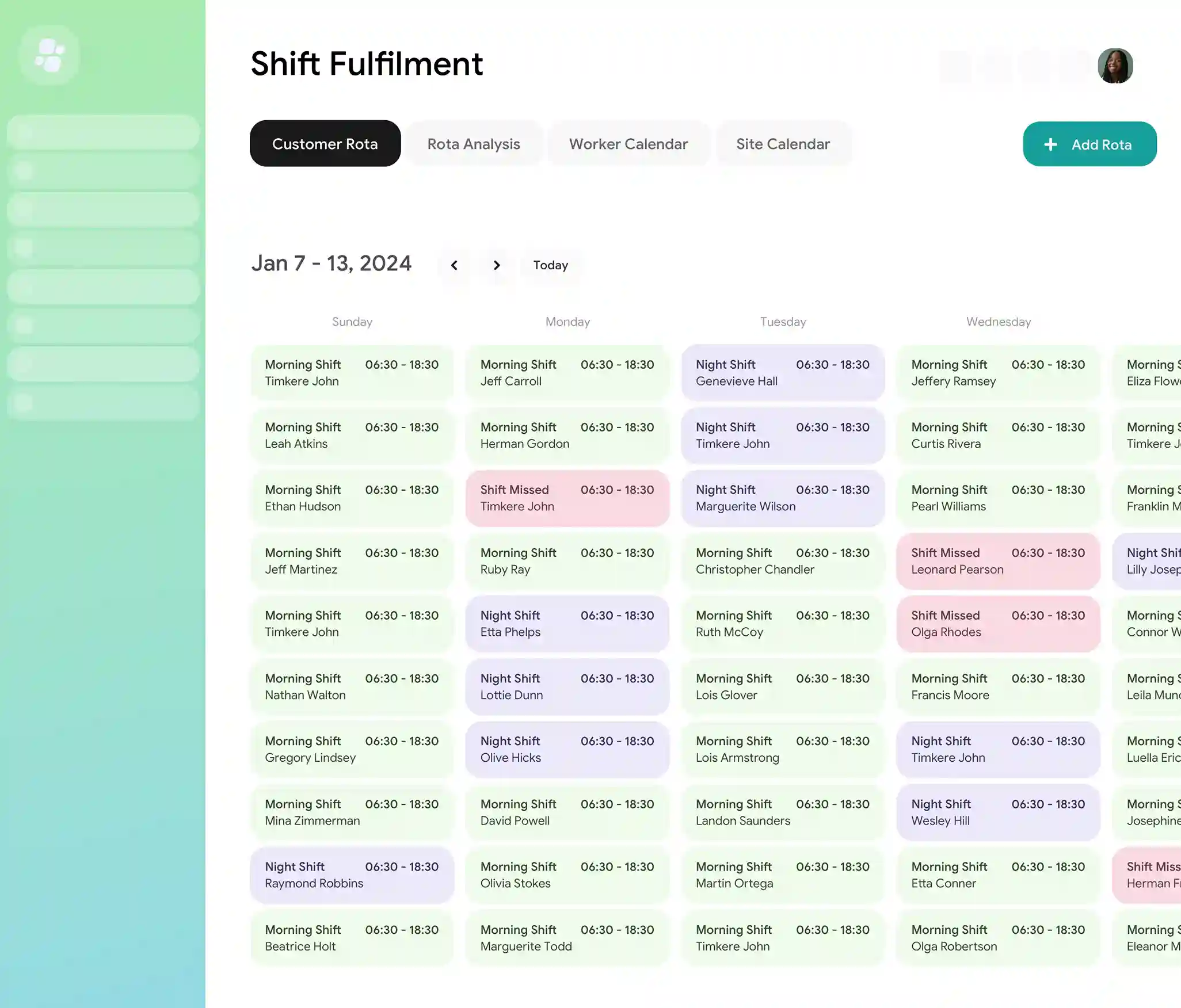 Shift Fulfillment