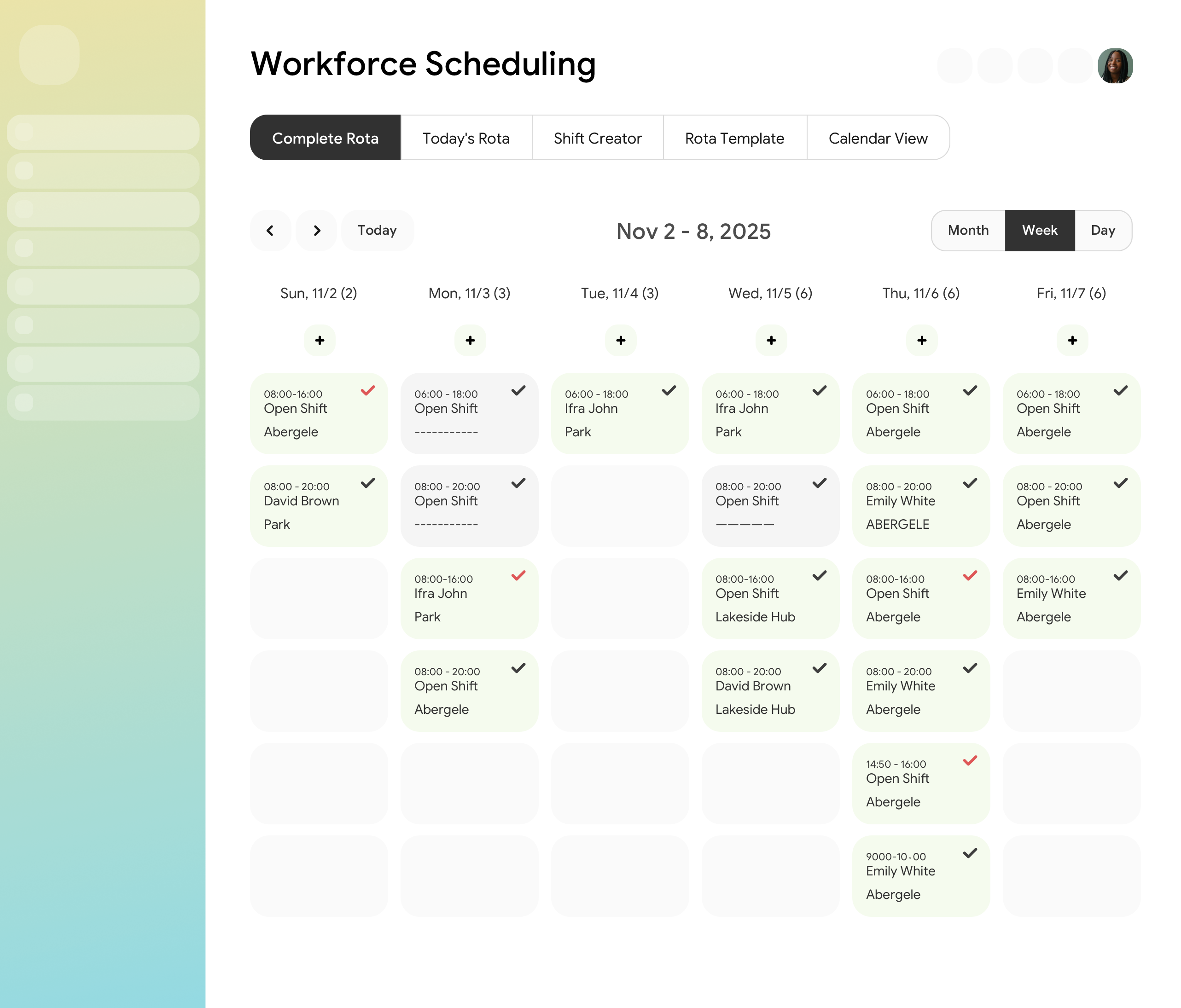 Workforce Scheduling