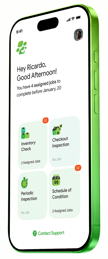 Arez Inspect mobile property inspection app preview